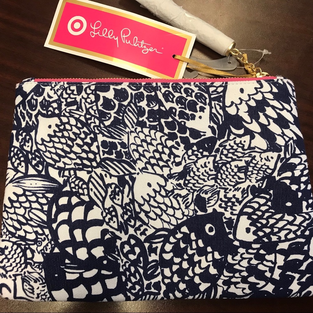 Lilly Pulitzer Navy Clutch